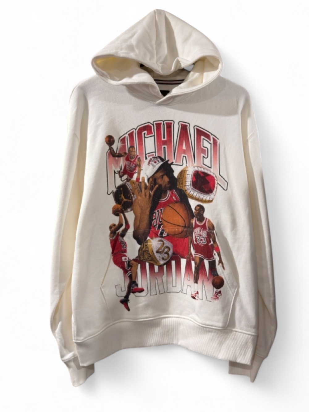 Nike Air Jordan Flight MJ 23 Bulls Graphic Hoodie Pullover Size Men’s Med (NWT)